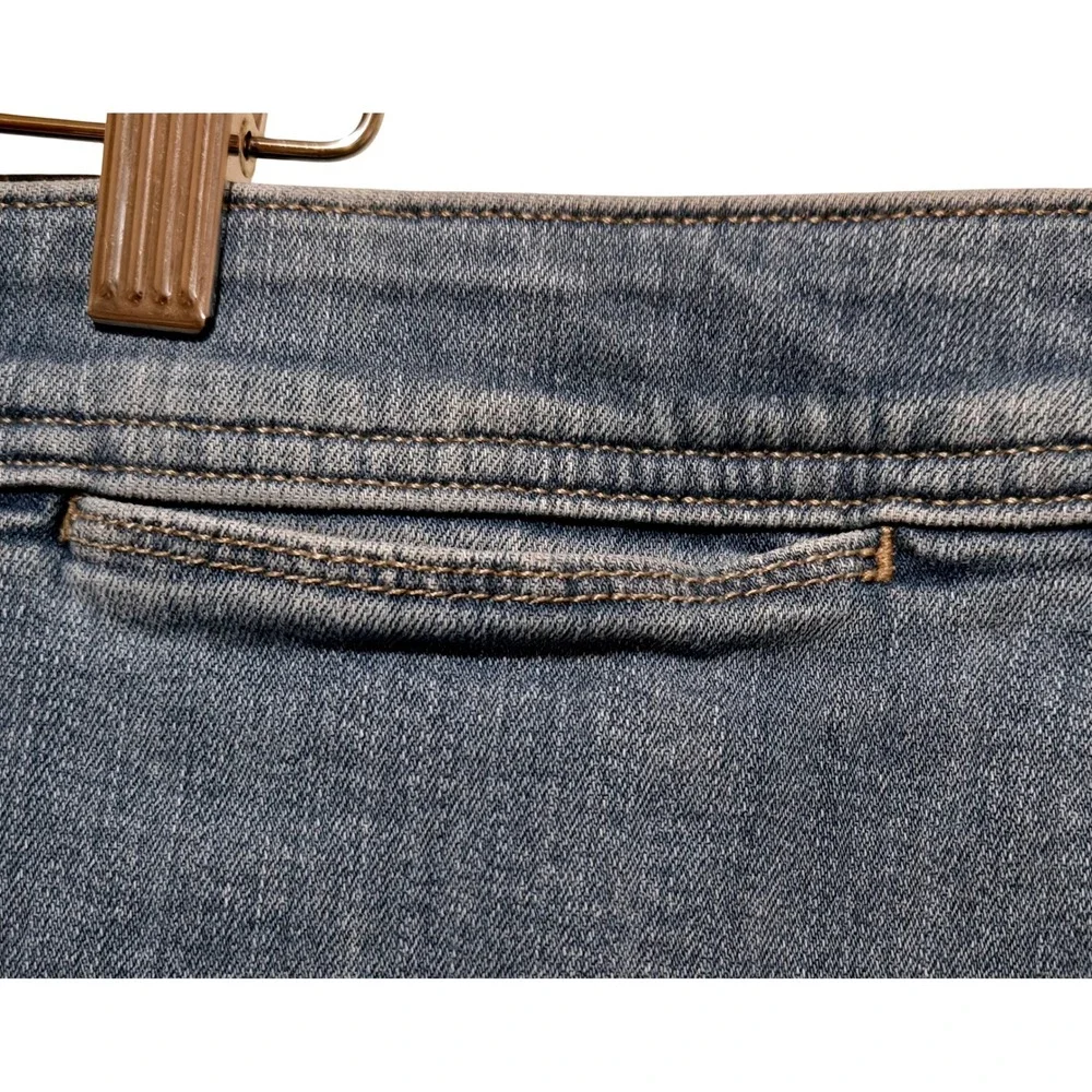 Ava & Viv High Rise Wide Leg Cropped Jeans Medium Wash Plus Size 24 - Picture 3 of 7